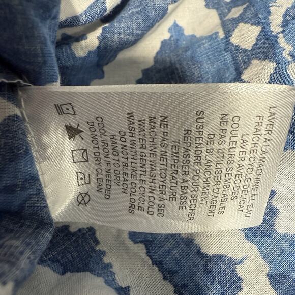 Caroline Constas Tiered Long Maxi Dress Tribal Print Size XS V Neck Sleeveless - Picture 11 of 11